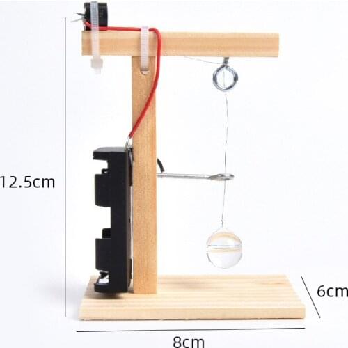 Science and technology small invention self-made earthquake alarm puzzle assembled model equipment scientific experiment diy