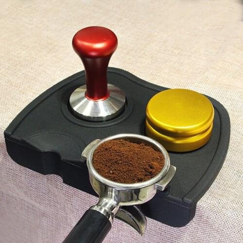 Non-slip Filling Corner Pad Coffee Corner Tamping Pad Anti-Slip Coffee Press Powder Mats Home Kitchen Bar Coffee Accessories