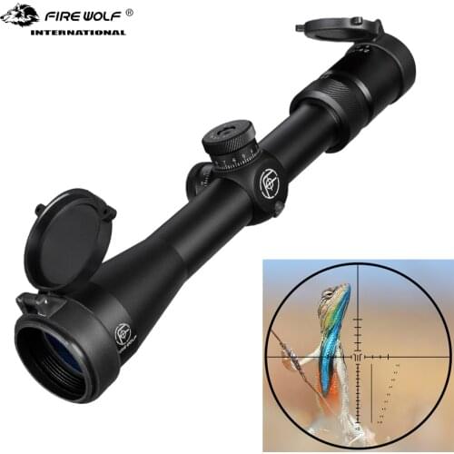 FIRE WOLF 2.8-10X40 Hunting Tactical Rifle Scope pneumatics weapons Reticle Optical sight Spotting scope for rifle hunting
