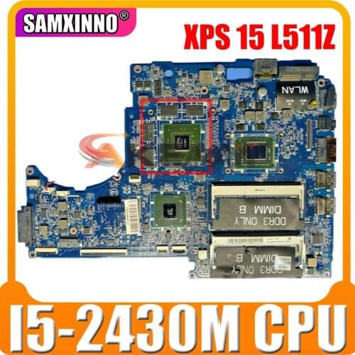 Original Laptop motherboard For DELL XPS 15 L511Z I5-2430M Mainboard CN-04P6HC 04P6HC DASS8BMBAE1 N12P-GE-A1 HM67