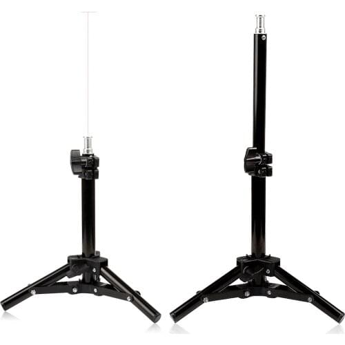 Free shipping Aluminum 68CM Light Stand Studio Lighting Lamp Tripod for Camera E27 Photo Studio Video Lamp Bracket Holder CD15