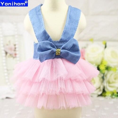 Dress Puppy Dog Clothes for Small Dogs Cute Wedding Dress Skirt Pet Dog Clothes Summer Dress Spring Pet Clothes Chihuahua Yorkie