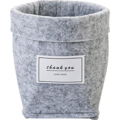 Practical and durable Nordic Simple Felt Desktop Storage Fleshy Flower Pot(Required Separate OPP Packaging When order,Note)