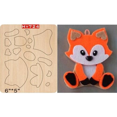 Fox cutting dies new dies for 2019 die cut wooden dies