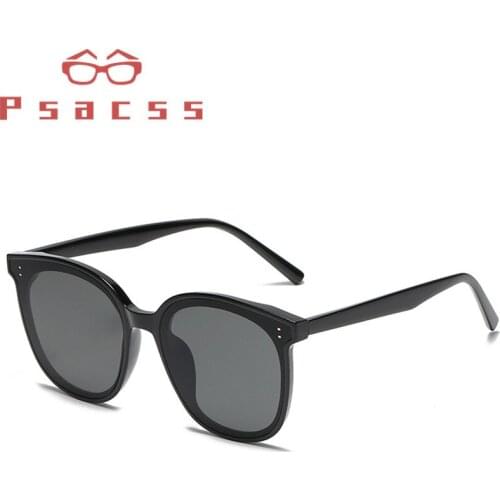 PSACSS 2020 Vintage Rivet Square Sunglasses Men/Women Oversized Luxury Brand Designer Drivers Outdoor Fashion Glasses UV400 MY