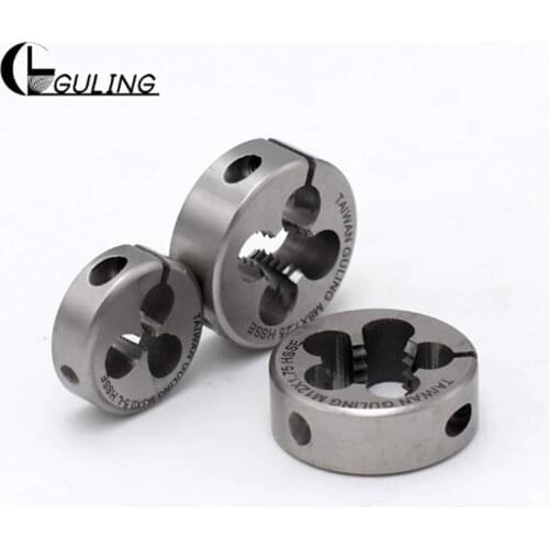 GULING Threading Die Tap Right Hand Thread HSSE Dies Tool M5*0.9 M5*1 M5*1.25 M5.5*1 M6*1.25 M8*1.5 M9*1.5 M10*1.75 M11