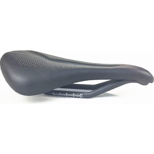 Carbon Leather Bicycle Seat Saddle MTB Road Bike Saddles Mountain Bike Racing Saddle PU Breathable Soft Seat Cushion parts