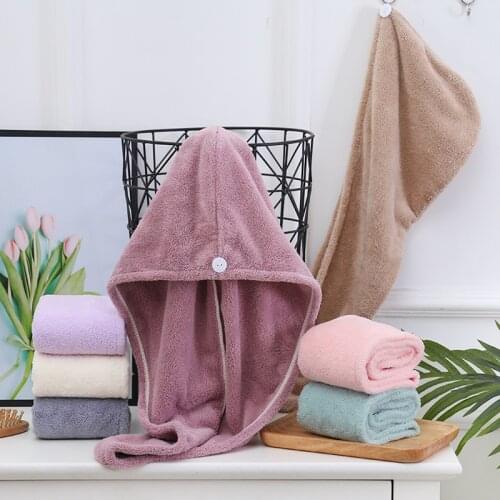 Hair Drying Hat Quick-dry Hair Towel Cap Hat Bath Hat Microfiber Towel Cap Super Absorption Turban Hair Dry Cap Bathing Tools