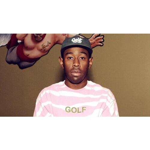 Tyler the Creator Music Star 2 Silk Fabric Wall Poster Art Decor Sticker Bright