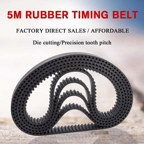 HTD 5M Timing Belt 355/360/365/370mm Length 10/15/20/25mm Width 5mm Pitch Rubber Pulley Belt Teeth 71 72 73 74 synchronous belt