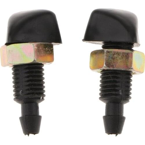 1 Pair Auto Car Windshield Washer Wiper Water Spray Nozzle Jet