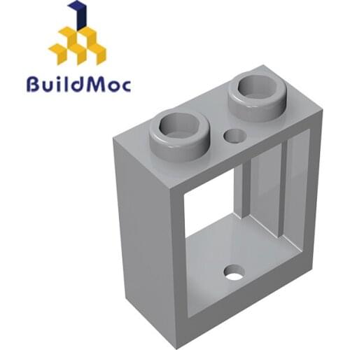 10PCS Plate Brick 60592 1x2x2 For Building Blocks Parts DIY Educational Creative Gft Toys