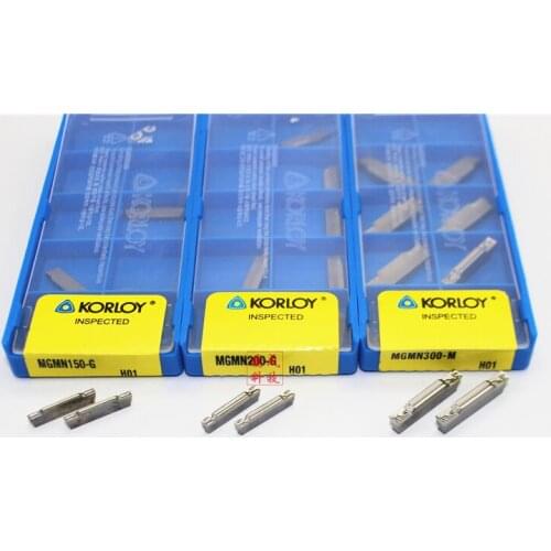 100pcs KORLOY MGMN200-G H01/ MGMN300-M H01 MGMN400-M H01/,MGMN500-M H01CNC Carbide Insert TOOL