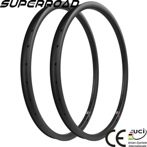 Promotions Price 27mm Wide 23mm Deep T700 Tubeless Carbon Mountain 27.5er Bike rims