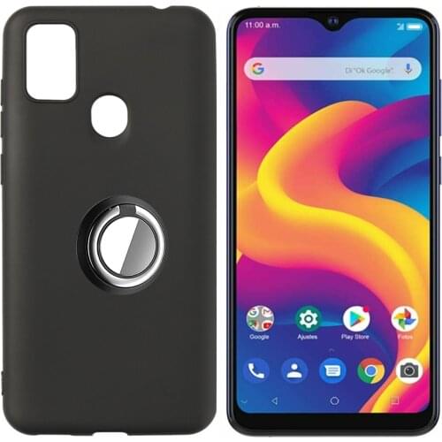 Case for Blade A7S 2020 Metal Ring Holder Soft TPU Cover On for ZTE Blade A7S 2020 A7020 6.5inch Optus X Pro Telstra Evoke Plus