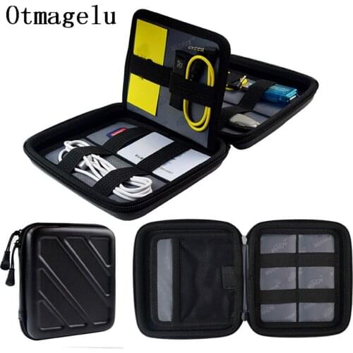 Zip Lock Electronic Digital Product Storage Bag Box For Home Travel Organizer Cover For Data Cable Charger Storage Case Holder