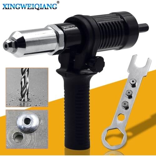 Electric Rivet Nut Gun Riveting Tool Cordless Riveting Drill Adaptor Insert nut tool Multifunction Nail Gun Auto Rivet
