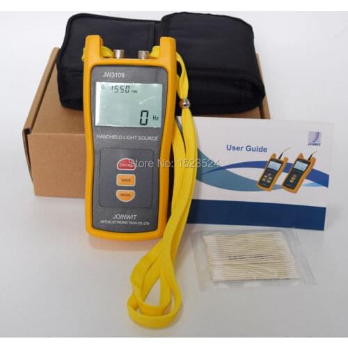 JW3109 Four Wavelength 1310/1490/1550/1625nm FC/PC Connector Handheld Fiber Optic Light Source