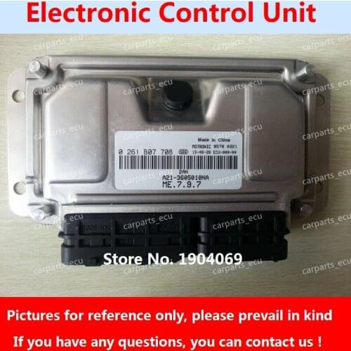 Engine Computer Board 0261B07708 A21-3605010NA M7.9.7 ECU 0261B08388 S18-3605010/0261B09721 M12-3605010 For Chery Wuwa/Qiyun Car