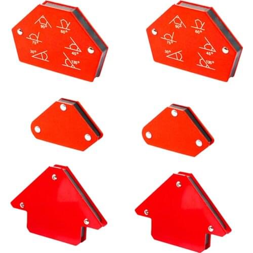 6Pcs Magnetic Welding Holder Arrow Shape for Multiple Angles Holds Up to for Soldering Assembly Welding Pipes Installation