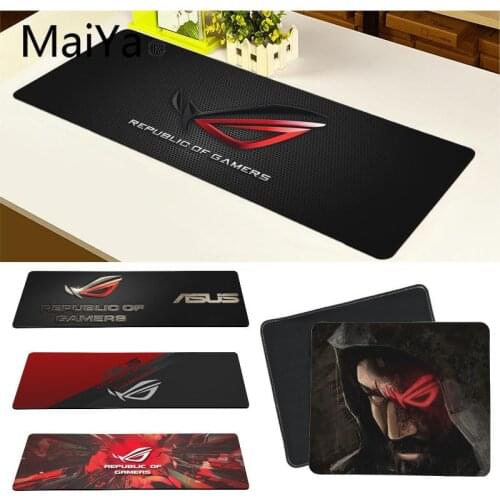 Maiya Top Quality ASUS eyes logo Customized laptop Gaming mouse pad Free Shipping Large Mouse Pad Keyboards Mat