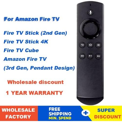 Used Original PE59CV Remote Control For Amazon Alexa Voice Fire TV Stick Box Media DR49WK B High Quality Remoto