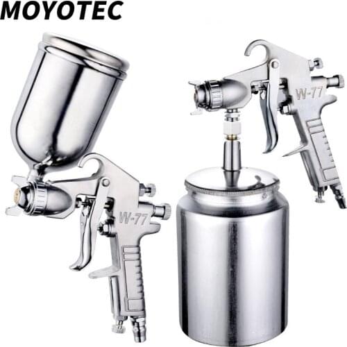 MOYOTEC 400ML Paint Spray Gun Aluminum Alloy Mini Paint Sprayer Professional HVLP Spray Gun For Painting Car paint repair
