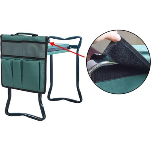 Portable Oxford Garden Kneeler Seat Tool Bag Outdoor Work Cart For Knee Stool Gardening Tools Storage Pouchs Toolkit