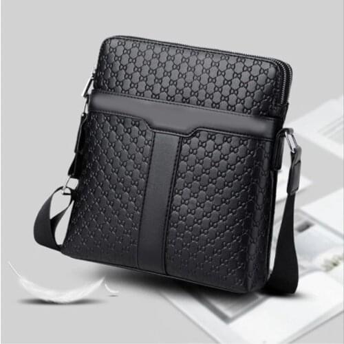 Luxury Brand Mens Handbags Designer Leather Crossbody Shoulder Bags for Men Business Messenger Single Chest Bag Bolsos Hombre