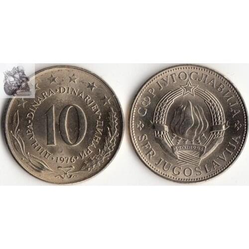 Yugoslavia 10 Dinar Coin Europe New Original Coins Unc Commemorative Edition 100% Real Rare Eu Random Year