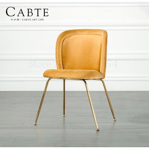 Nordic Minimalist Metal Shell Dining Chair Home Post-modern Backrest Single Chair Restaurant Hotel Negotiation Chair Light