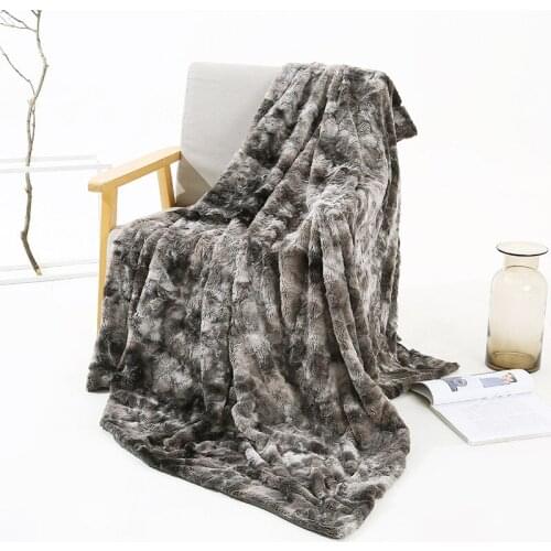 Tie-dye Dual-sided Throw Blanket Soft Warm Home Office Sofa Bed Nap Cover Blanket Outdoor Travel Camping Airplane Blanket