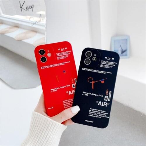 Street Fashion soft Case For iPhone 11 12 Pro Max mini 7 8 6 6S Plus XR X XS MAX se silicon phone Cover Trendy brand fundas capa