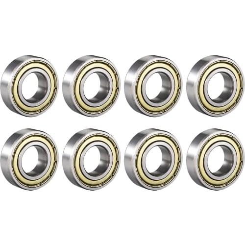 Uxcell 6000-6009ZZ/-2RS Deep Groove Ball Bearing Double Shield/Sealed Carbon Steel Bearings 6003ZZ (8Qty)