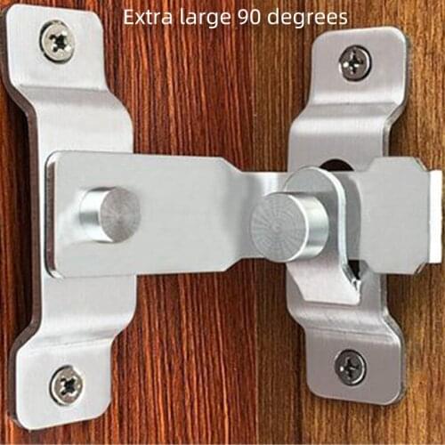 A stainless steel oversize 90 degree lock, suitable for home safety door hardware fittings of right angle Hotel
