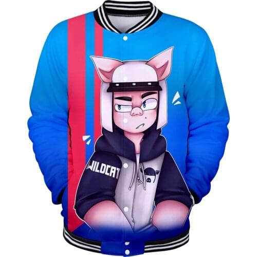 I Am Wildcat Baseball Jackets 3D Prints Women/Men Fashion Long Sleeve Jacket Hot Sale Casual Streetwear Clothes