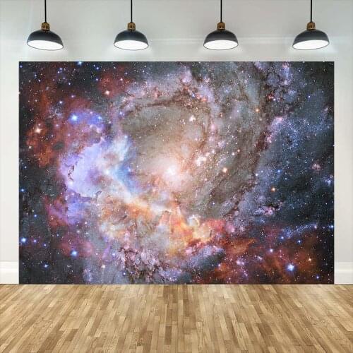 Starry Sky Universe Photography Backgrounds for Photo Studio Vinyl Backdrops for Children Baby Portrait Photobooth Photocall