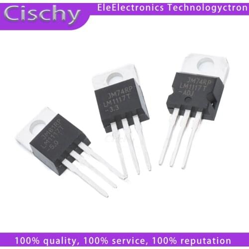 10pcs/lot LM1117T-3.3 TO220 LM1117-3.3 LM1117T 3.3V LM1117 TO-220