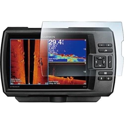 2 x PET Clear Screen Protector Cover Protective Film Guard For Garmin Striker Plus 7cv/7dv/7sv Fishfinder Handheld GPS Tracker