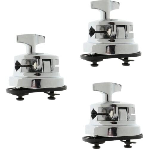 3 pcs Opened Tom Drum Holder Base Support Drum Rack Clamp Bass Mount Bracket Percussion Instrument Parts