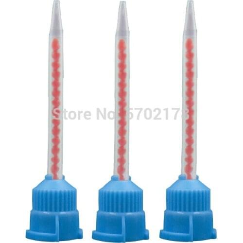 50pcs 10:1 Mixer Mixing Nozzle Applicator Adhesive Mixing Nozzle Mixing Ratio AB Epoxy Resin Acrylic Adhesive Mixed Nozzle Tip
