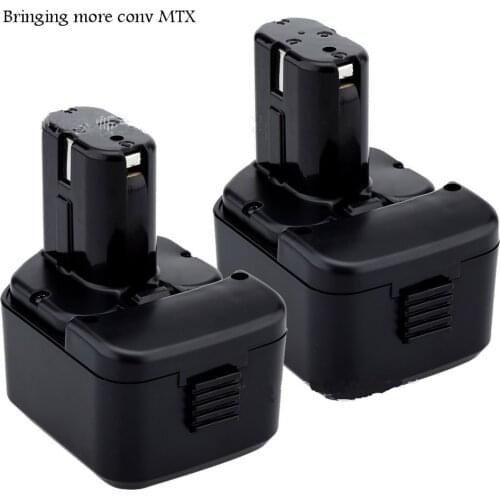 2pcs12V 3000mah NI-MH Rechargeable Battery for HITACHI Power Tool Battery EB1212 EB1214 EB1220 EB1222 EB1226 EB1233