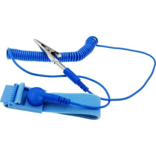Cordless Wireless Clip Antistatic Anti Static ESD Wristband Wrist Strap Discharge Cables For Electrician IC PLCC worker