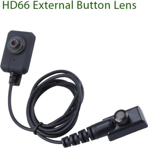 BOBLOV 700TVL 60fps 1/3inch CMOS Mini Button Camera PAL/NTSC External Button Lens For HD66 Series Ambarella Body Camera Police