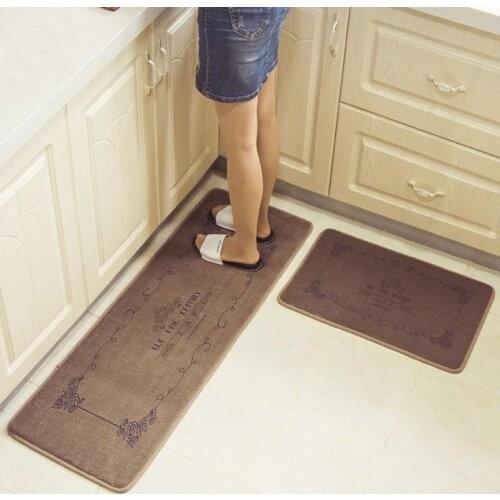 10 Kitchen Long Mats Area Rugs Non-slip Absorbent Bathroom Floor Mat Entrance Doormat Bedroom Soft Office Table Footcloth