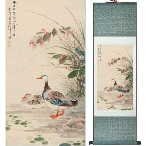 Duck painting home office decoration painting living room painting No.033029