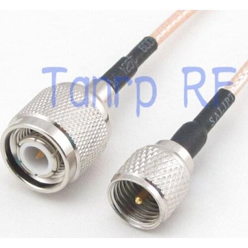 15CM Pigtail coaxial jumper cable RG316 extension cord 6inch mini UHF male plug to TNC male RF adapter connector