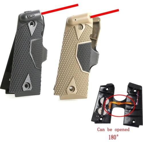 1911 Handle Grip Red Laser Sight Tactical Red Dot Laser Sights For Handgun 1911 Pistol Hunting Accessories