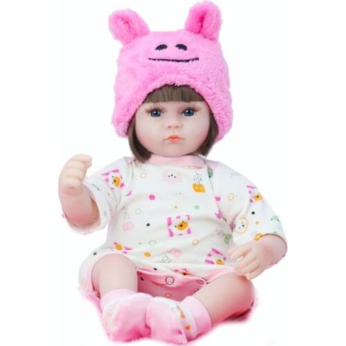 42cm Reborn Doll Lifelike Newborn Girl Doll Collection Realistic Reborn Baby Toys Handmade Kids Princess Simulation Toy