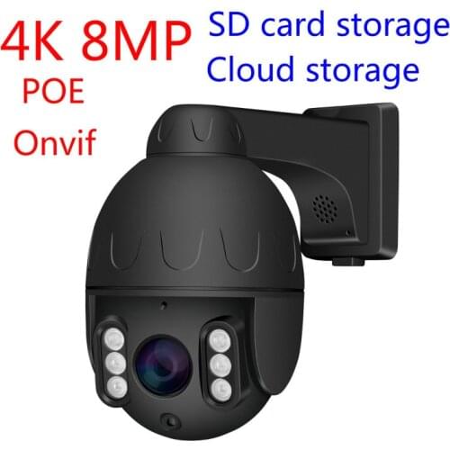 4K 8MP POE Power Hikvision Protocol Mini IP PTZ Cameras 8MP 5MP Onvif IR Vision Outdoor IP Speed Dome camera 4K POE IP Camera